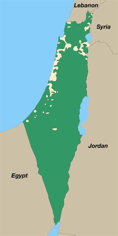 palestine map before 1948